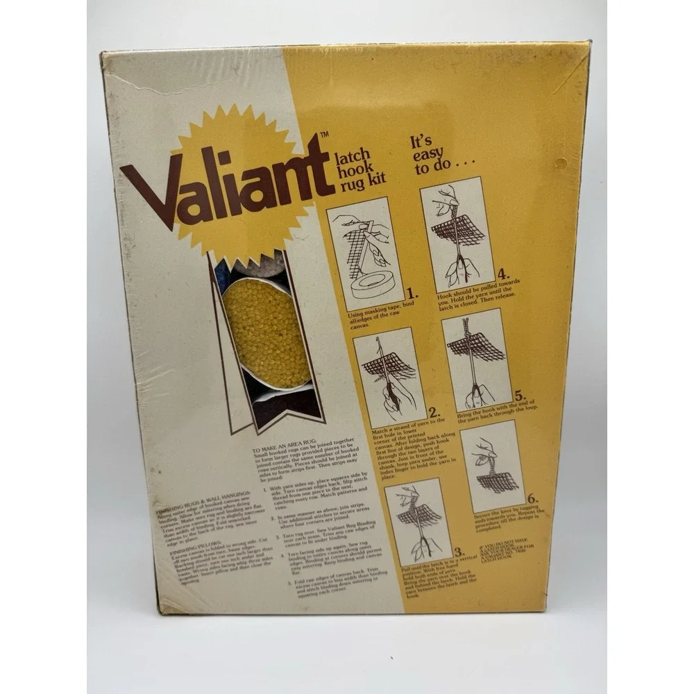 Vtg Valiant‎ Pine Trees Wall Hanging Kit 7559 12x24